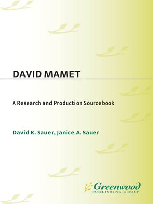 cover image of David Mamet